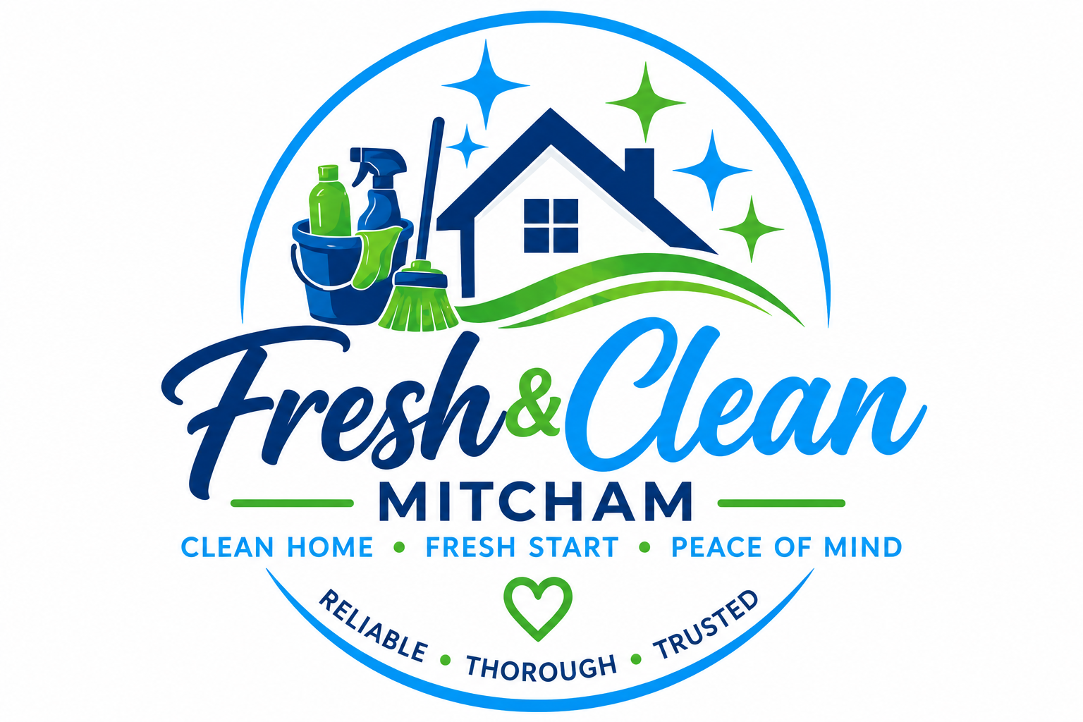 Fresh & Clean Mitcham Logo